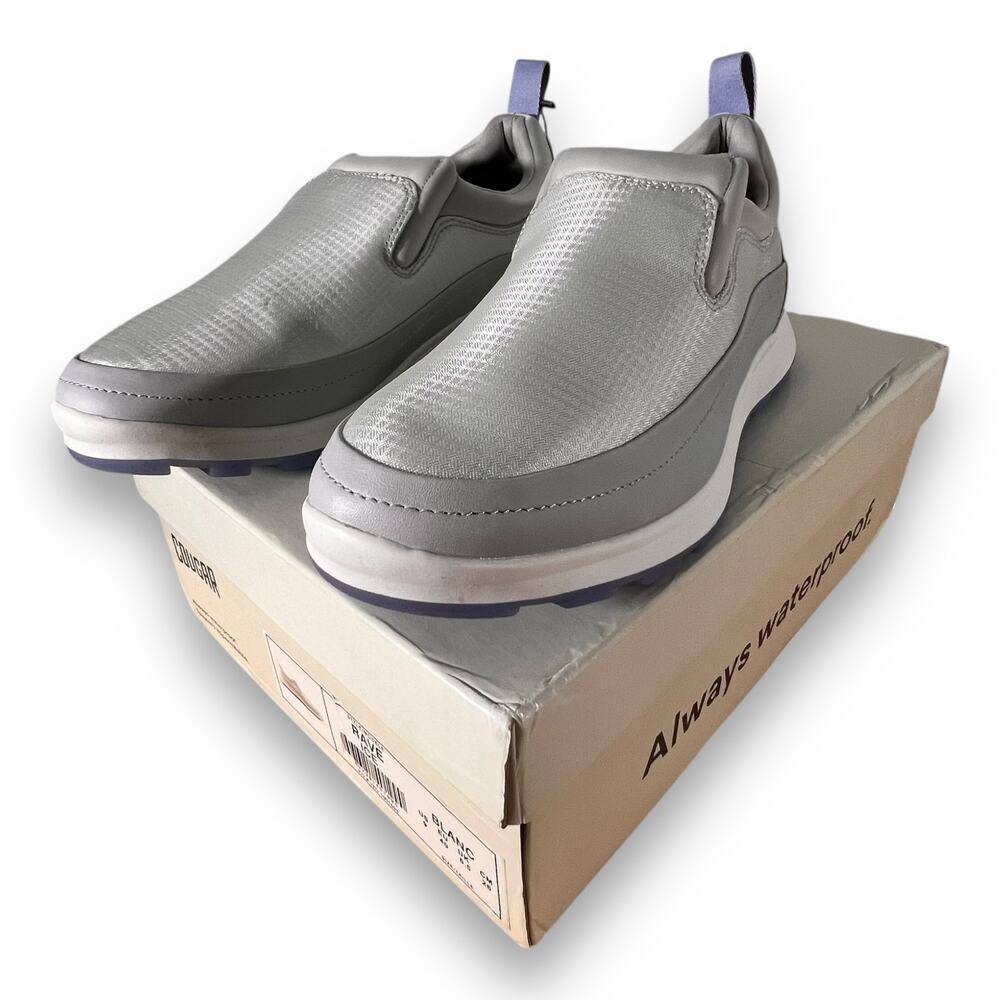 Cougar Gray Waterproof Slip On Walking Shoes Vegan Comfort Size 9 - Picture 2 of 9